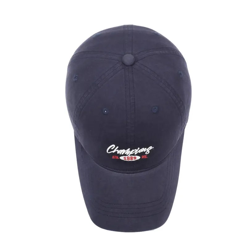 Men's Black Embroidered Baseball Cap with "Charming 90s" Design - Image 13
