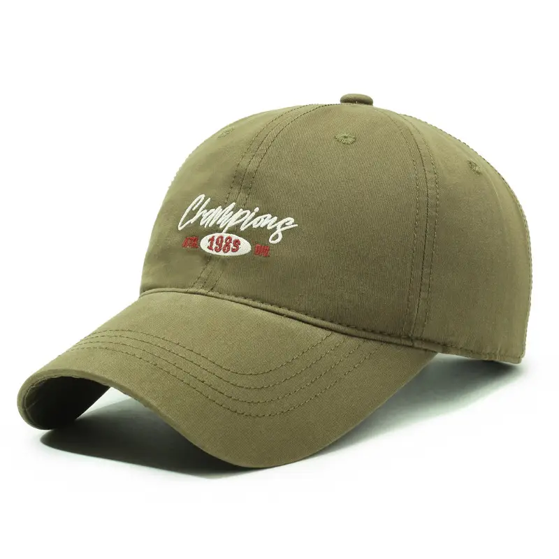 Men's Black Embroidered Baseball Cap with "Charming 90s" Design - Image 9