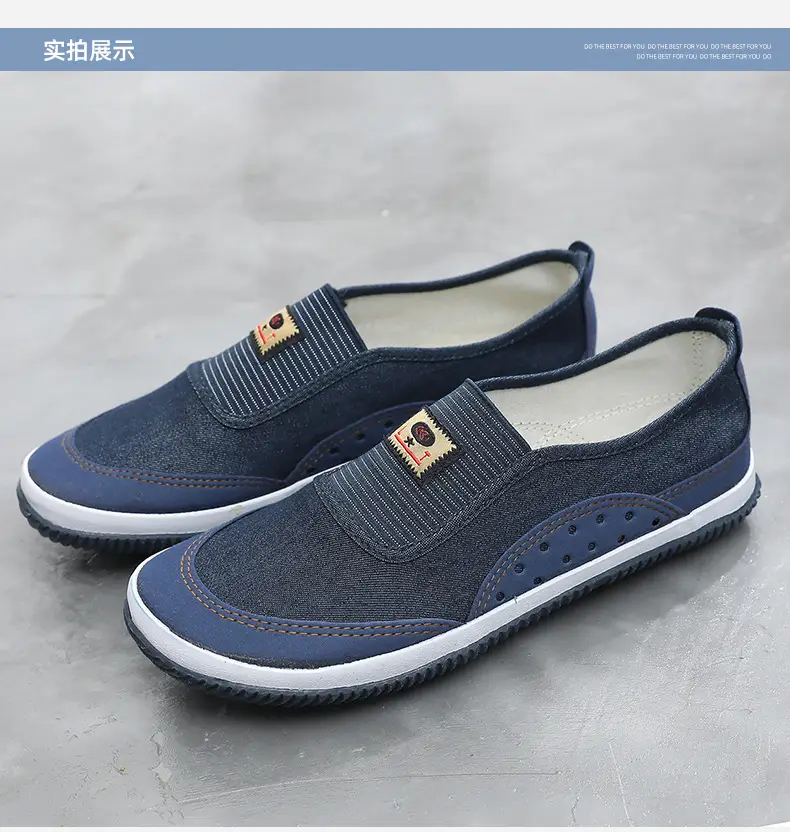 Lutai High-Quality Women's Canvas Shoes for Outdoor Work, Soft-Soled Slip-On Protective Work Shoes for Women — feature 12