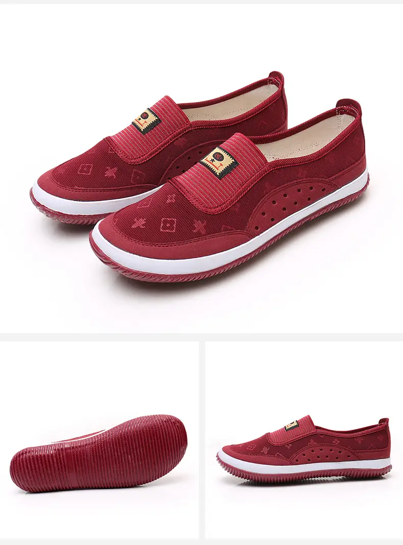 Lutai High-Quality Women's Canvas Shoes for Outdoor Work, Soft-Soled Slip-On Protective Work Shoes for Women — feature 17