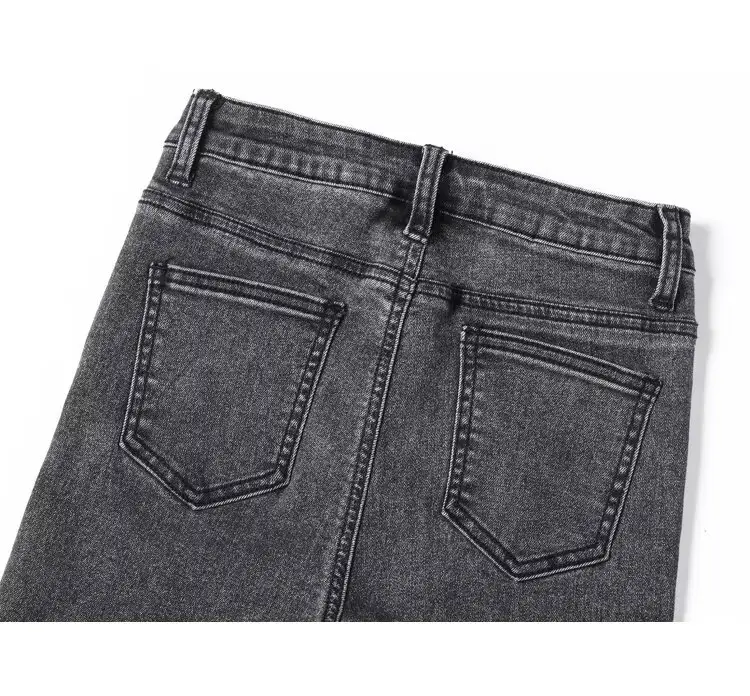 Daifa Jeans Women's Autumn and Winter 2024 New High Waist Slimming Stretch Tight Outer Wear Slim Fit Pencil Pants — feature 10