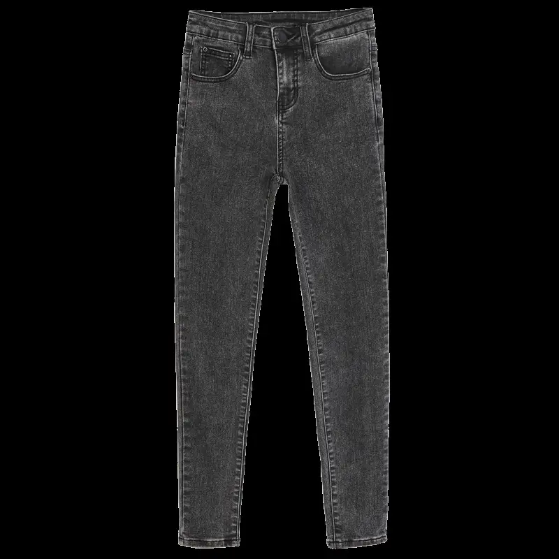 Daifa Jeans Women's Autumn and Winter 2024 New High Waist Slimming Stretch Tight Outer Wear Slim Fit Pencil Pants — feature 11