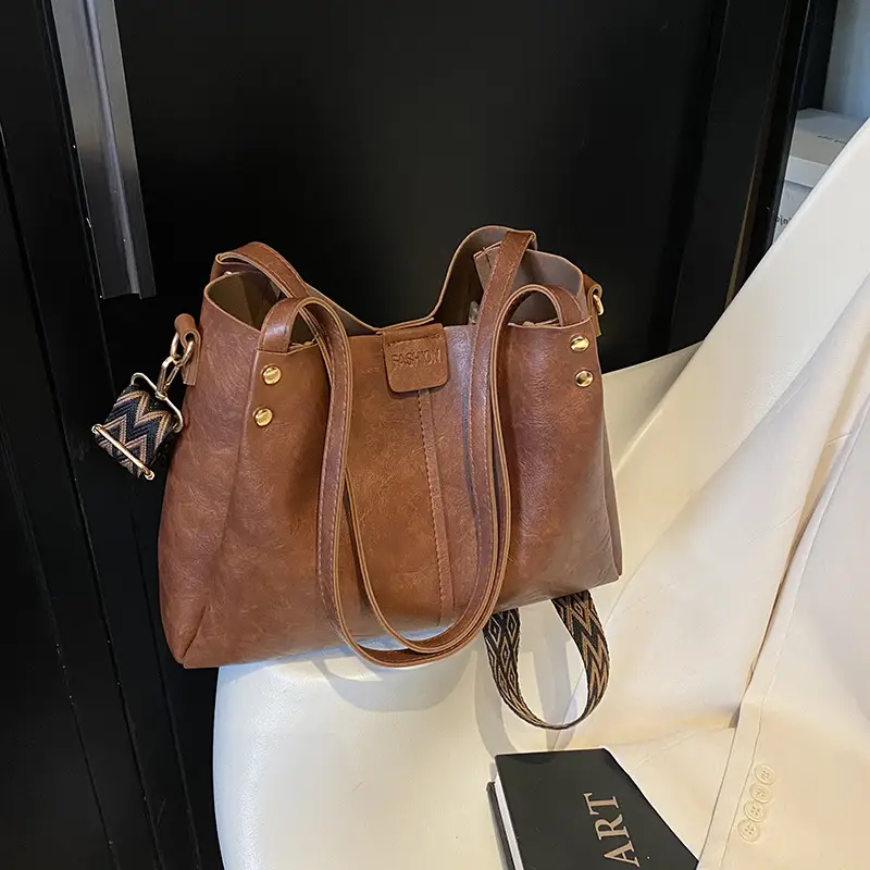 Brown Leather Crossbody Bag for Women 2025 - Image 2