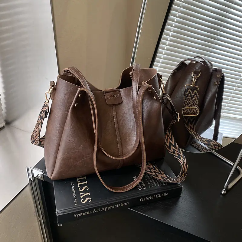 Brown Leather Crossbody Bag for Women 2025 - Image 3