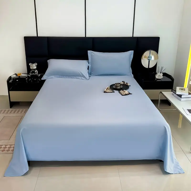 Bed sheet bed hat dormitory single sheet skin-friendly cotton household solid color simple sanding kang single cross-border foreign trade wholesale
