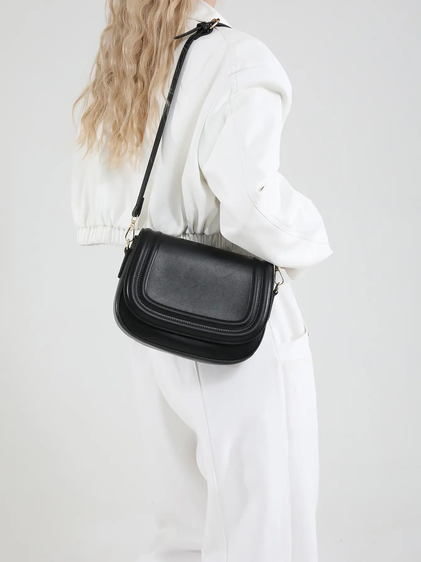 2025 Brown Leather Shoulder Crossbody Bag for Women - Image 6