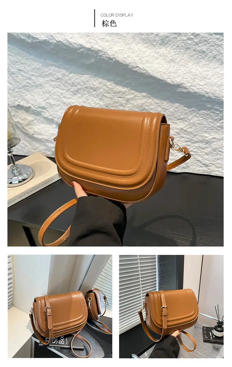 2025 Brown Leather Shoulder Crossbody Bag for Women — feature 13