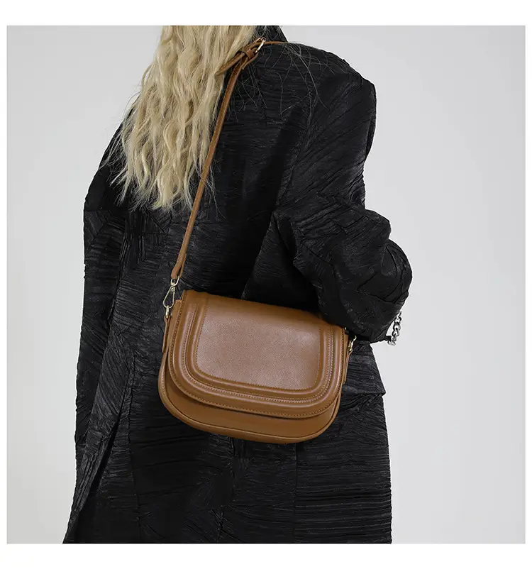 2025 Brown Leather Shoulder Crossbody Bag for Women — feature 26