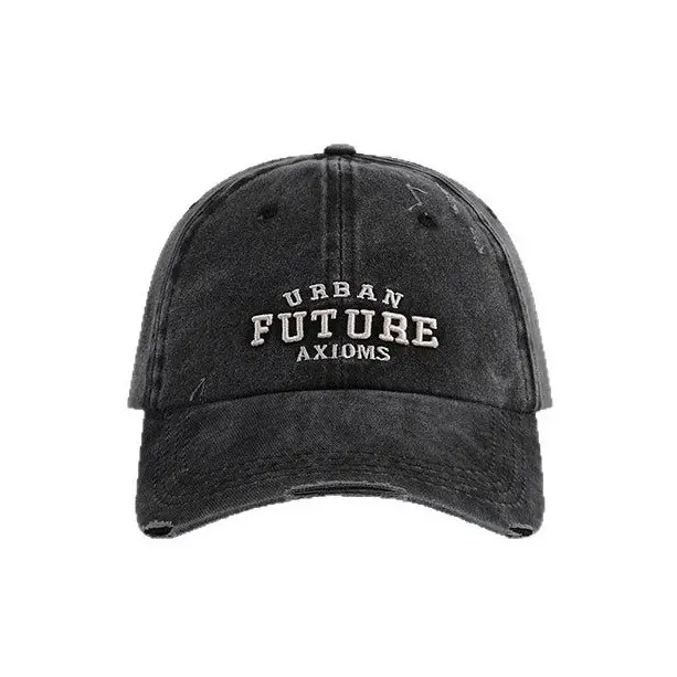 American Style Vintage Washed Old Cap Women's Big Head Face Showface Small Fashionable Letter Hole Men's Baseball Cap Trendy - Image 12