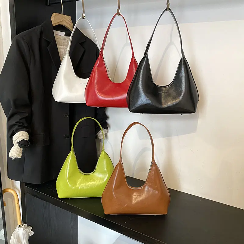 European Patent Leather Shoulder Bag Candy Color - Image 9