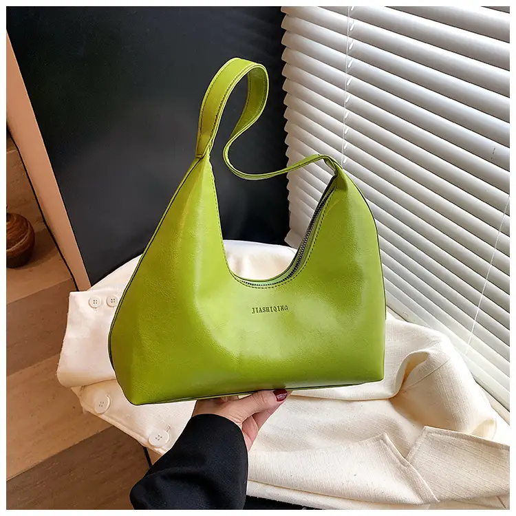 European Patent Leather Shoulder Bag Candy Color - Image 3