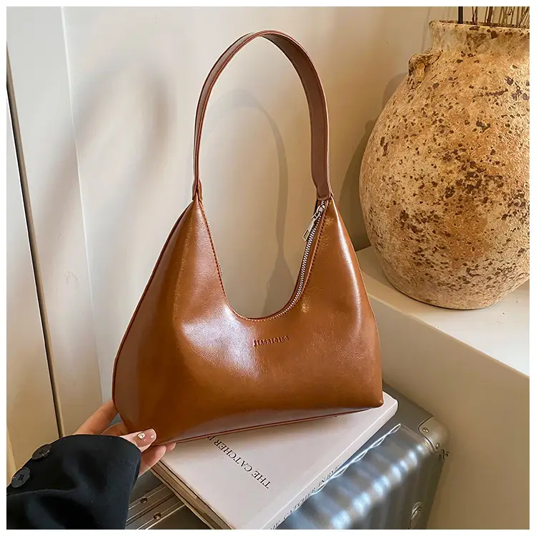 European Patent Leather Shoulder Bag Candy Color - Image 4