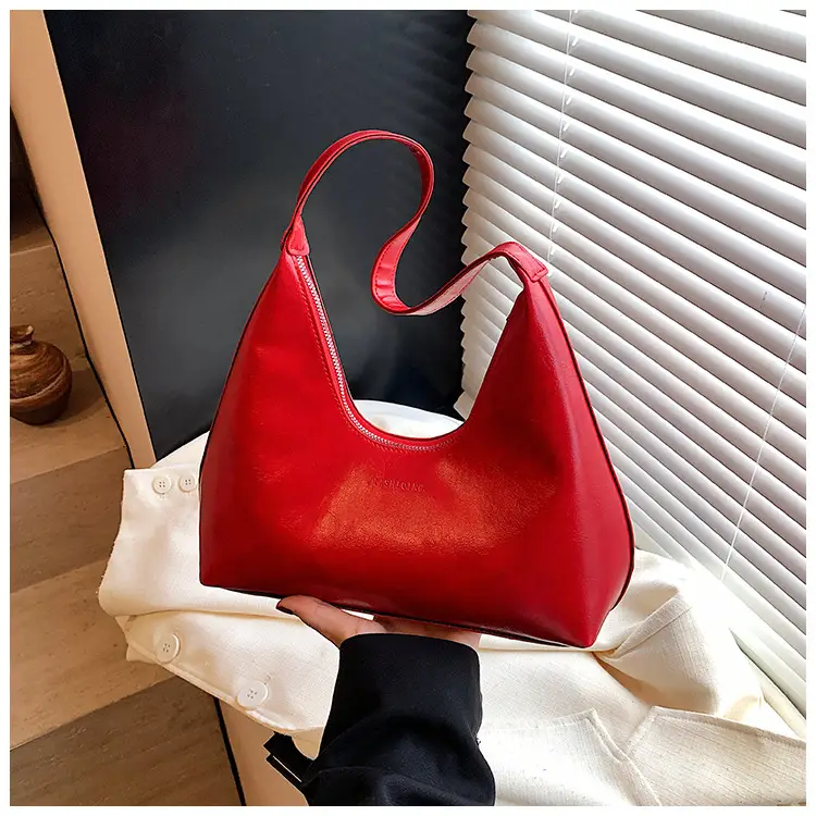 European Patent Leather Shoulder Bag Candy Color - Image 5