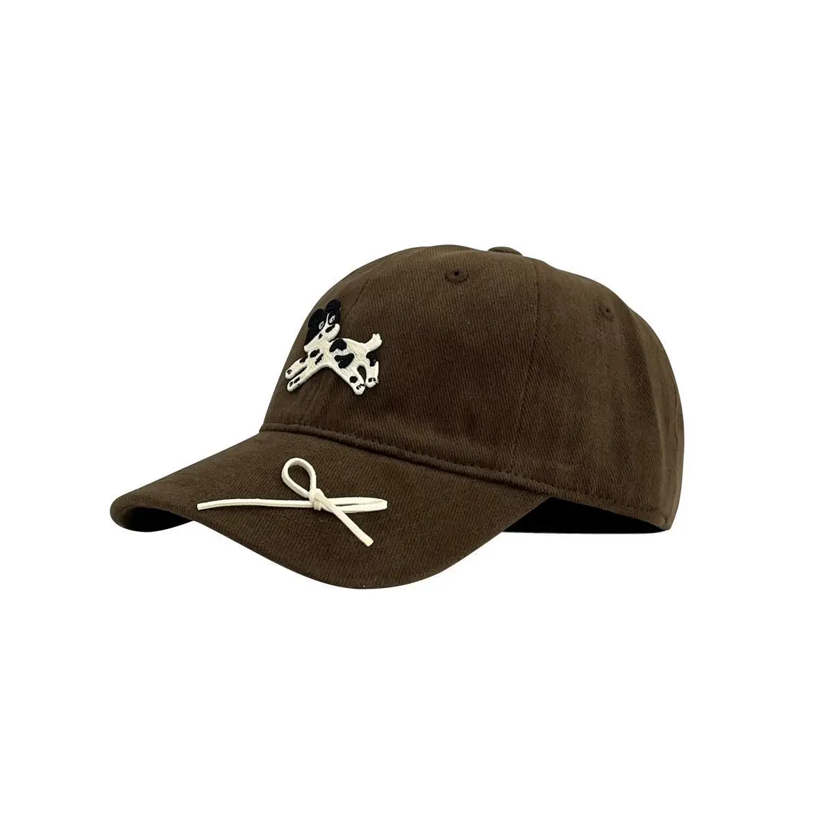 Women Cartoon Bow Cap Brown 2021 - Image 10