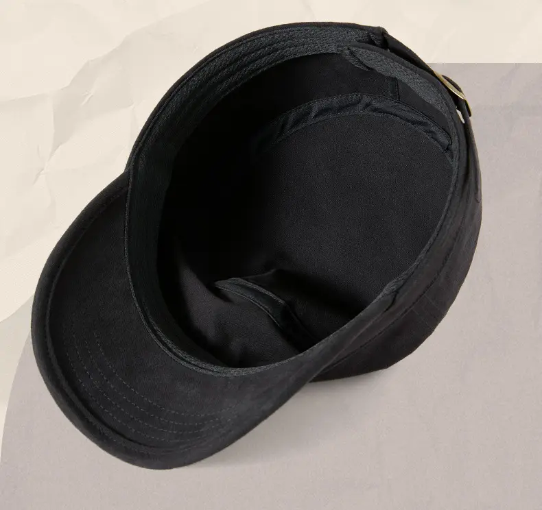 Men Winter Retro Flat Cap Hat Brown Blue Green — feature 21