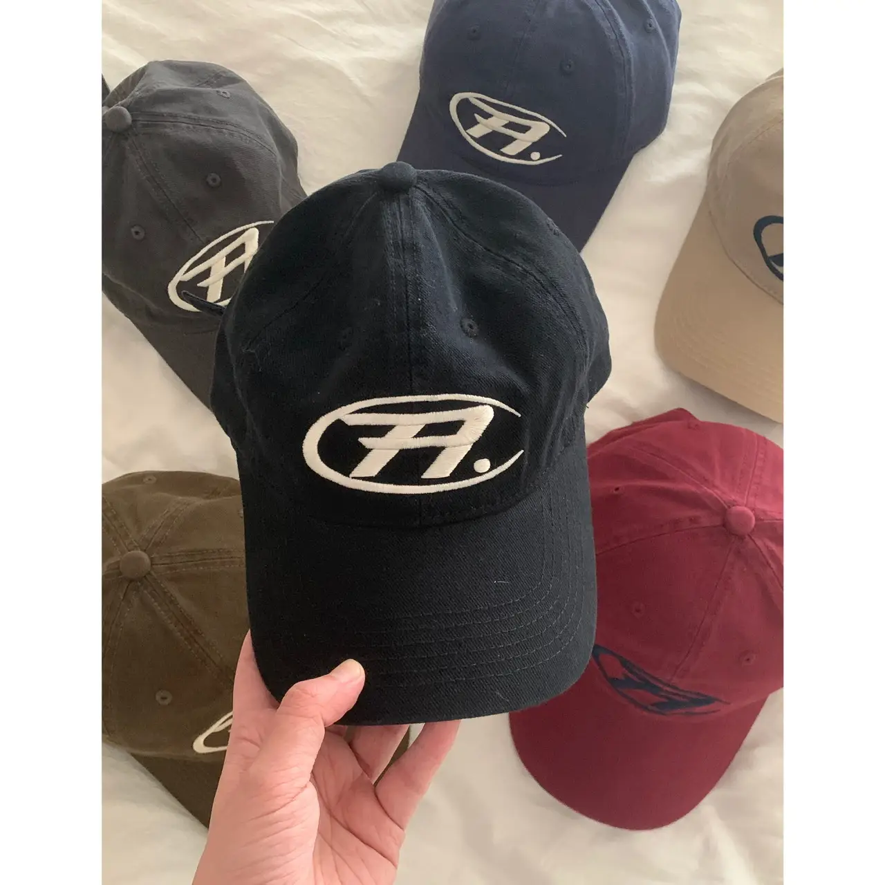 Black Baseball Cap with Logo and Brand Mark - Image 8