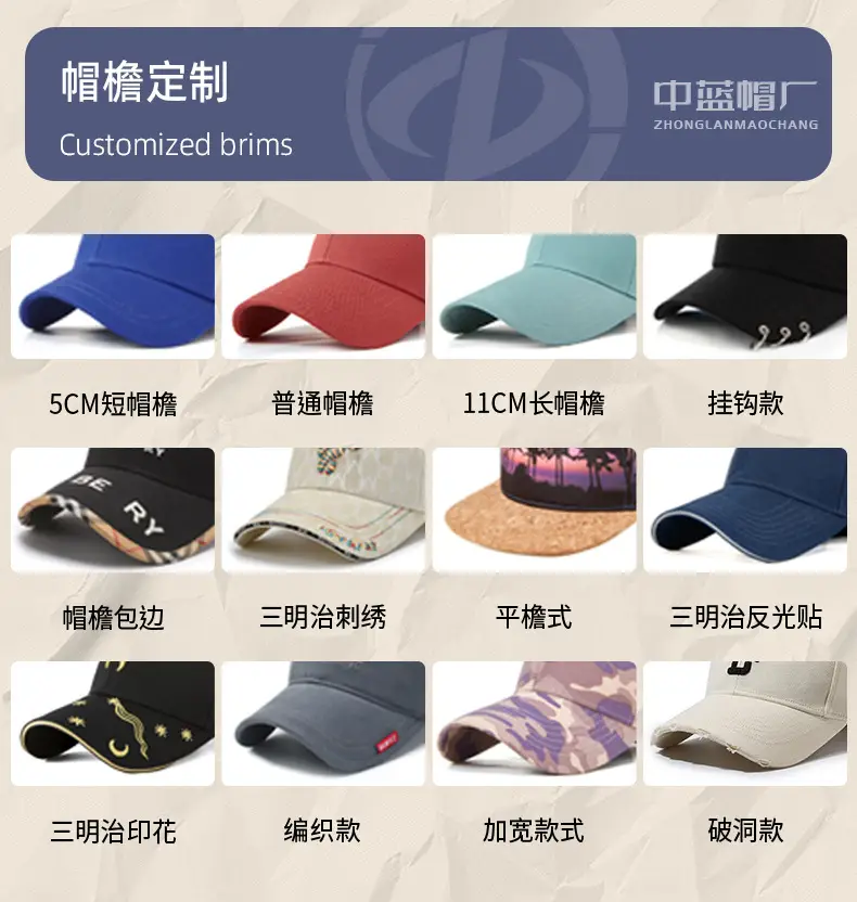 Men's Retro Cotton Sun Hat Big Cap Green Blue Grey — feature 43