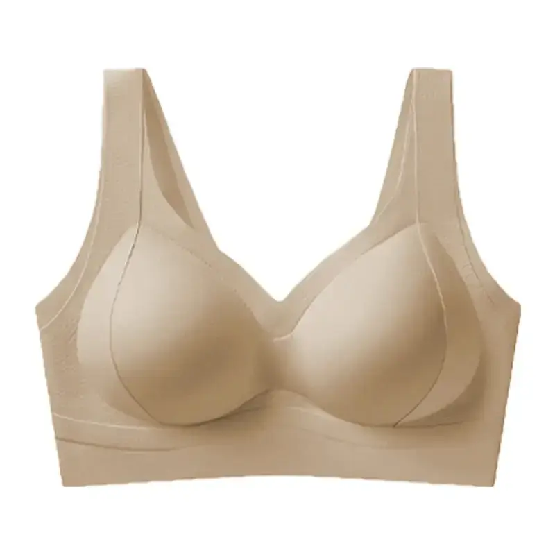 Red 20 Underwear Seamless Non-Steel Ring Pull-Up Bra - Image 6