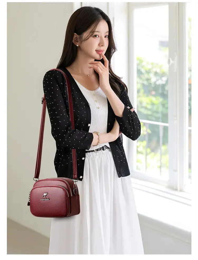 Black Korean Style Crossbody Bag for Women — feature 10