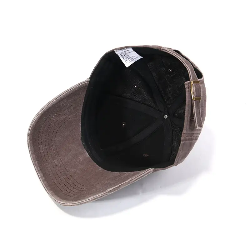 Women's Big Head Wash Cotton Sun Hat with Wide Brim - Image 8