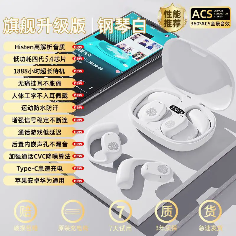 Wireless Bluetooth Earphones with Bone Conduction & Waterproof - Image 2