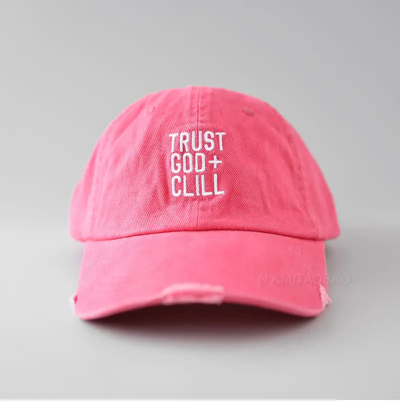 Pink Broken Cornice Baseball Cap for Men Women — feature 6