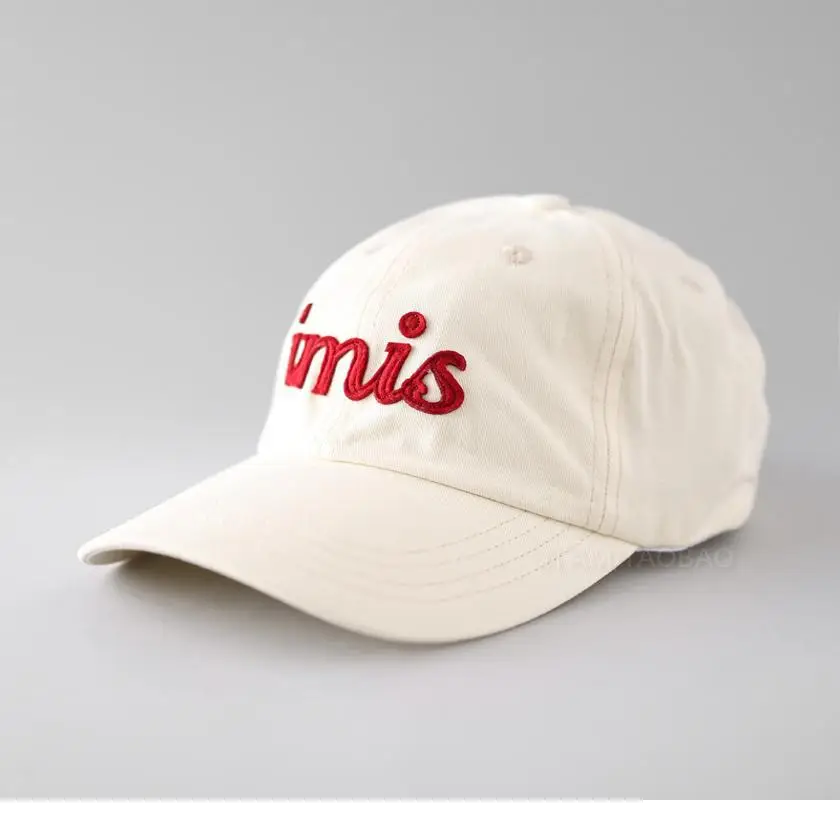 Mis Red Letter Baseball Cap for Men Women