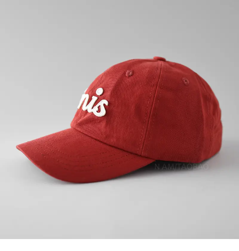 Mis Red Letter Baseball Cap for Men Women — feature 10