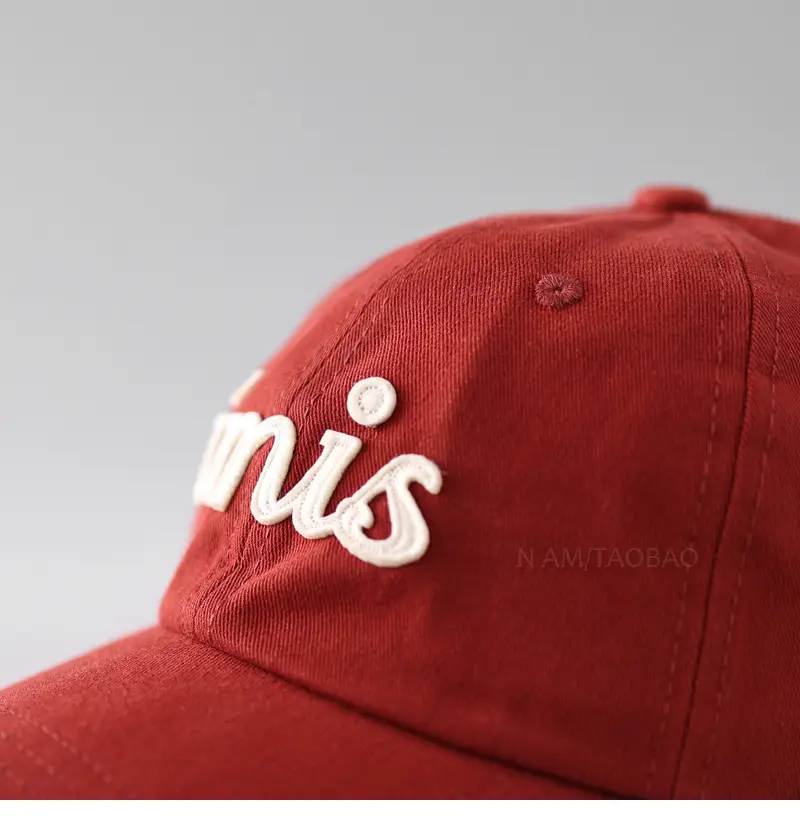 Mis Red Letter Baseball Cap for Men Women — feature 11