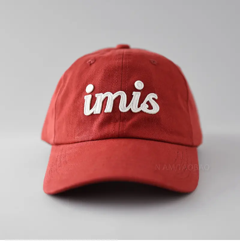 Mis Red Letter Baseball Cap for Men Women — feature 9