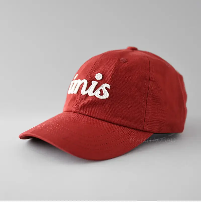 Mis Red Letter Baseball Cap for Men Women