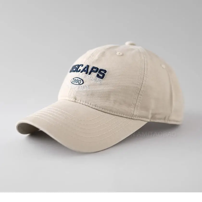 Men's Beige Ford Cap with Embroidered Logo - Image 11