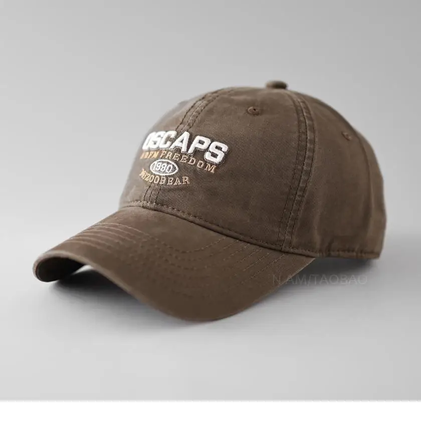 Men's Beige Ford Cap with Embroidered Logo - Image 12