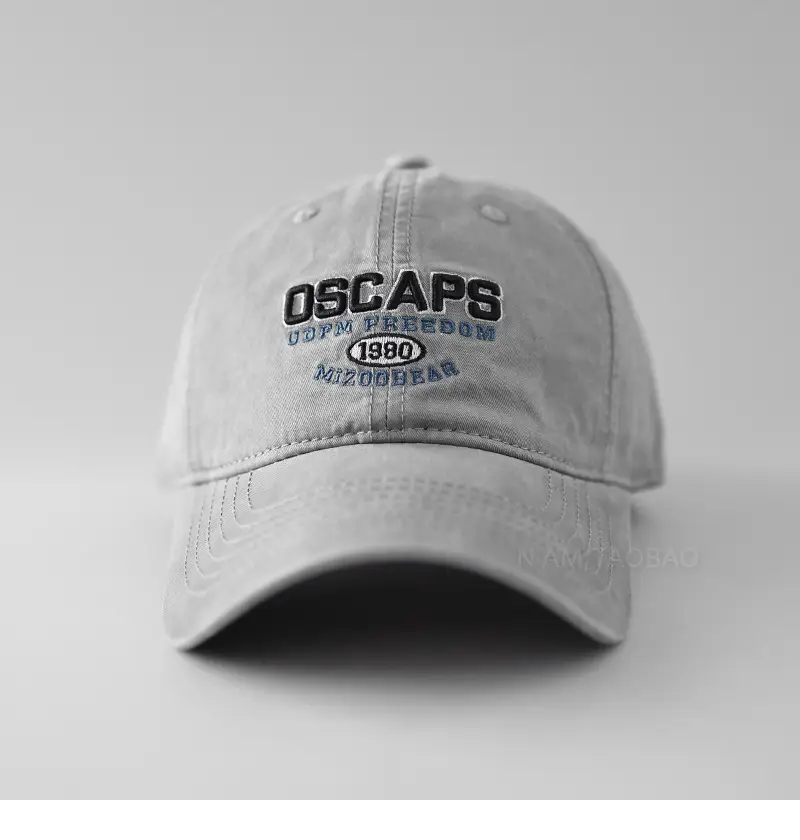 Men's Beige Ford Cap with Embroidered Logo — feature 12
