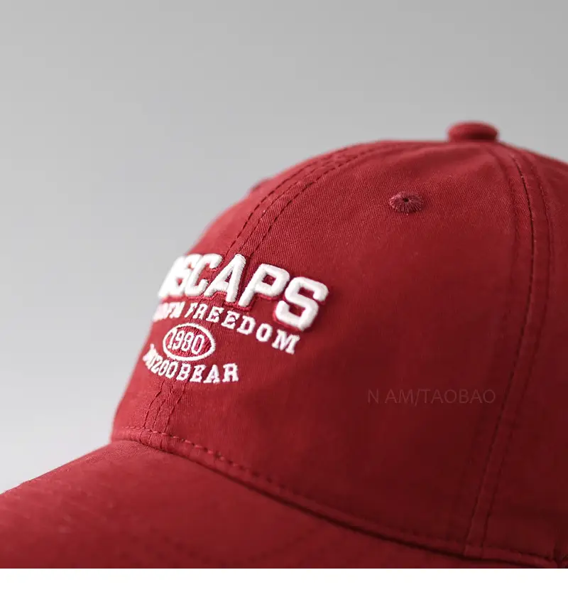 Men's Beige Ford Cap with Embroidered Logo — feature 16
