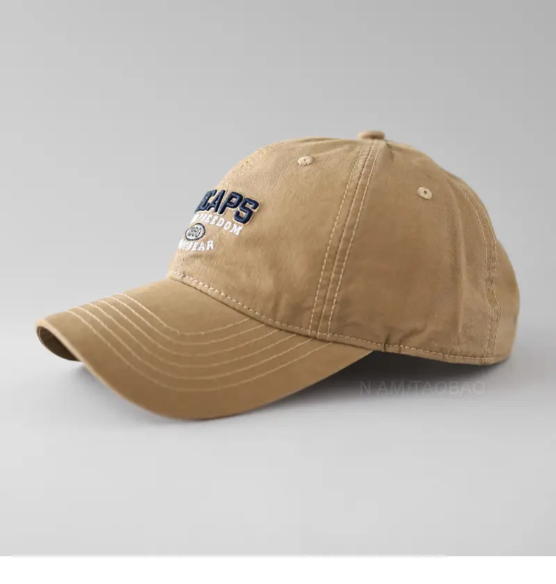 Men's Beige Ford Cap with Embroidered Logo — feature 18