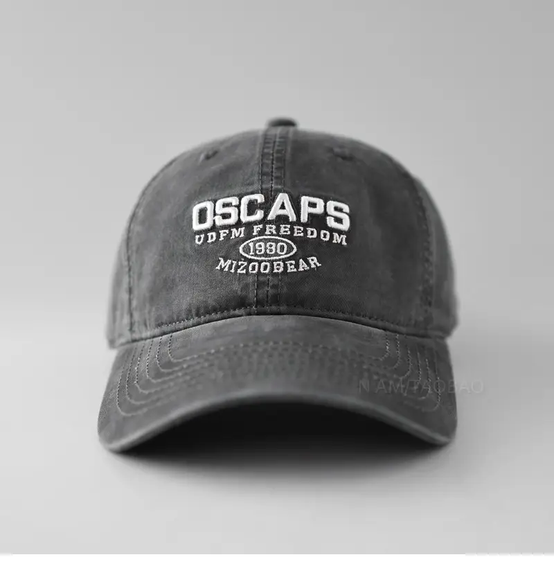 Men's Beige Ford Cap with Embroidered Logo — feature 19