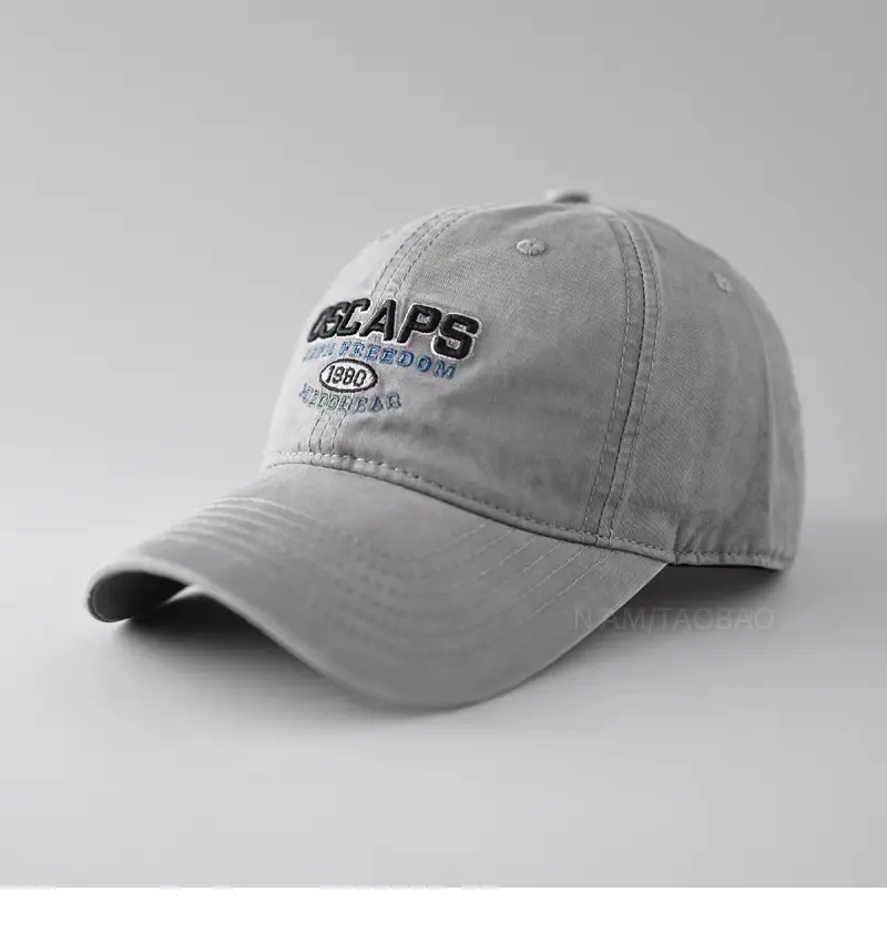 Men's Beige Ford Cap with Embroidered Logo - Image 6