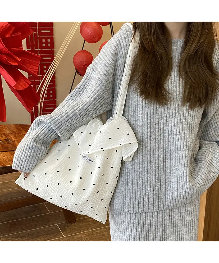 Fairy Ruffled Mesh Shoulder Bag Red Women — feature 8