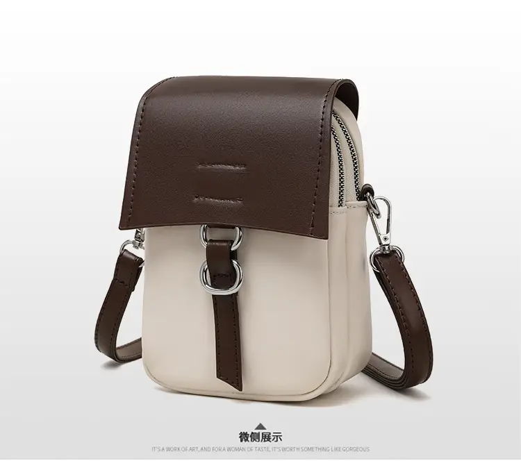 New Stylish Crossbody Bag White Yellow Mini Lightweight — feature 16