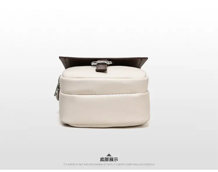New Stylish Crossbody Bag White Yellow Mini Lightweight — feature 19