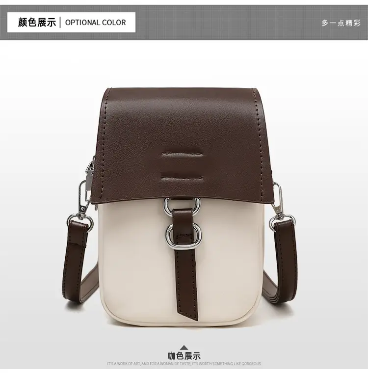 New Stylish Crossbody Bag White Yellow Mini Lightweight — feature 21