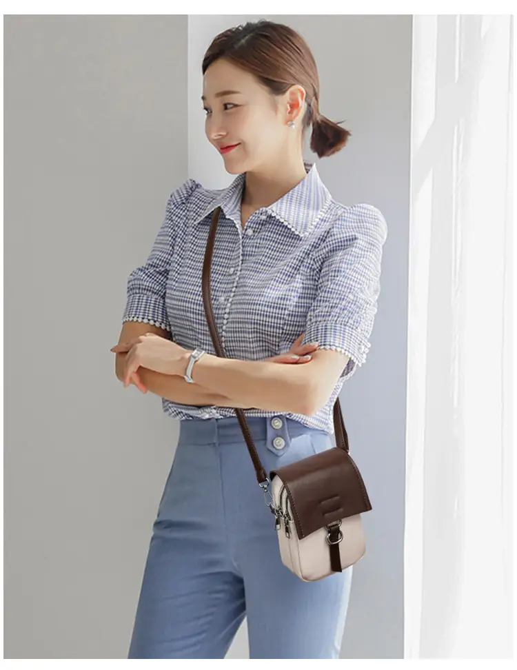 New Stylish Crossbody Bag White Yellow Mini Lightweight — feature 9