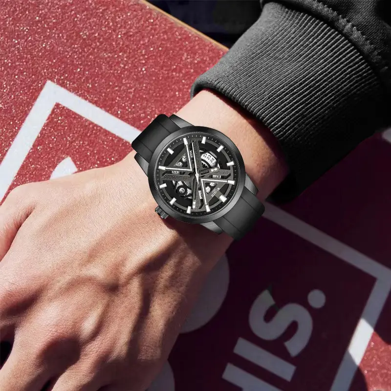 Men's Swiss Quartz Waterproof Casual Watch 6183 - Image 3