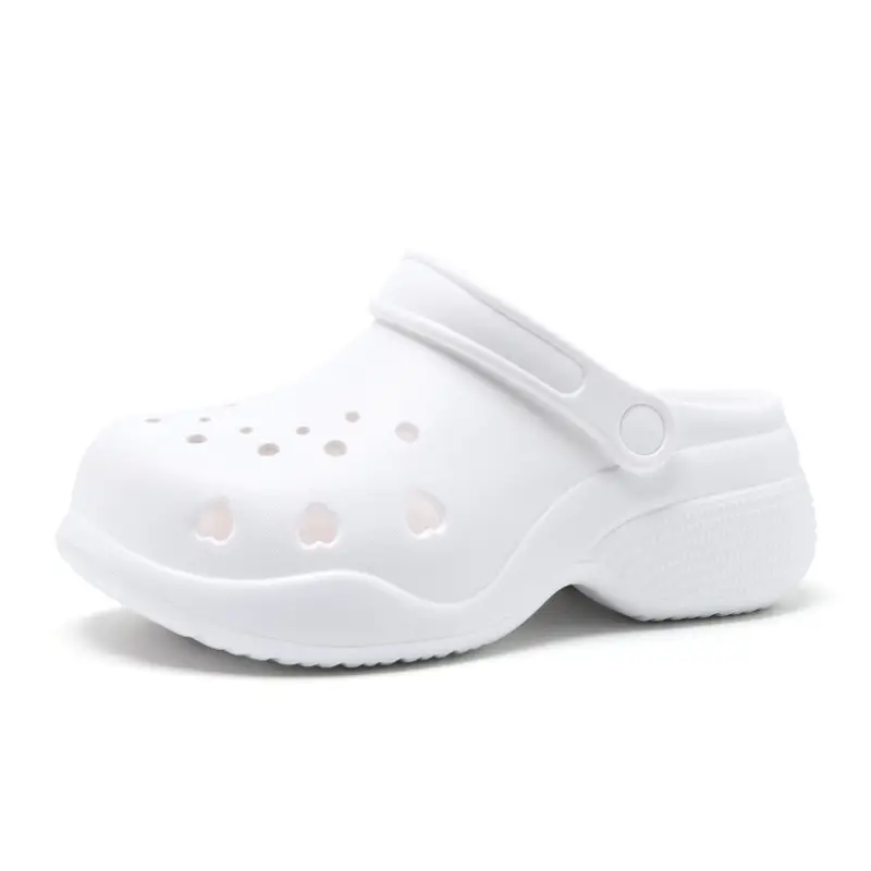 New Hole Shoes Women's Summer Increased Wear-Resistant Deodorant Tou Tops EVA Outer Wear Breathable Non-Slip Shoe Slippers - Image 8