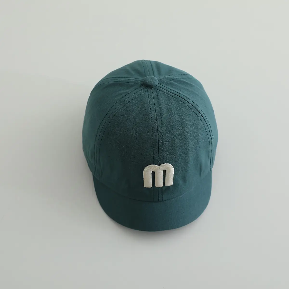 Gray M-Logo Baby Cap for Boys Spring Autumn — feature 14