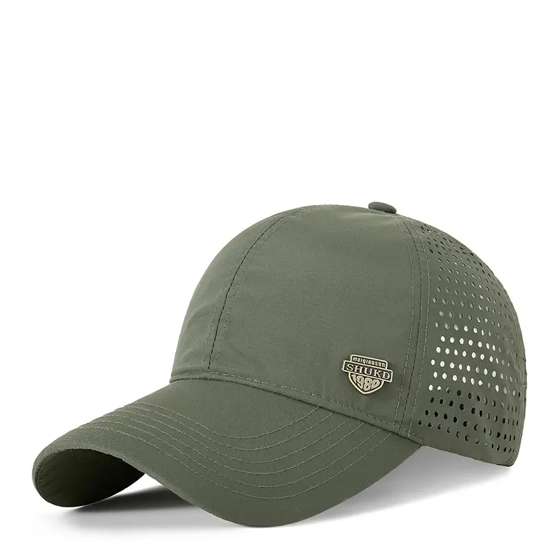 Men Perforated Cap Black Harley Davidson 65g