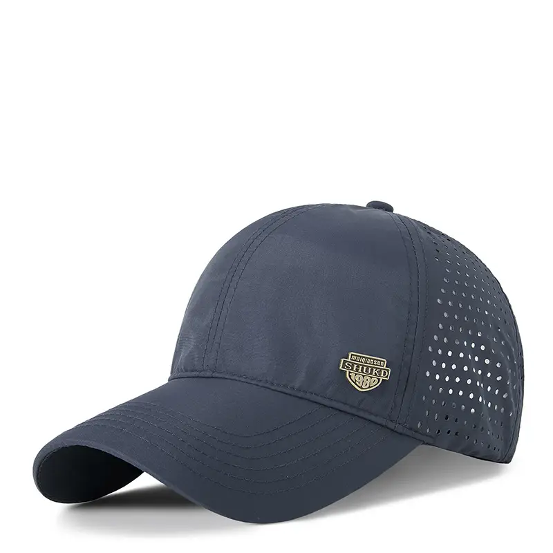 Men Perforated Cap Black Harley Davidson 65g