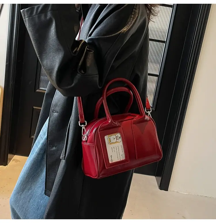 Red Crossbody Bag for Women 2025 Fashion Casual Shoulder Bag — feature 22