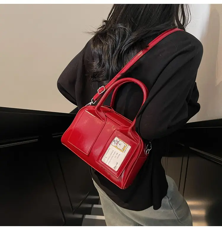 Red Crossbody Bag for Women 2025 Fashion Casual Shoulder Bag — feature 24